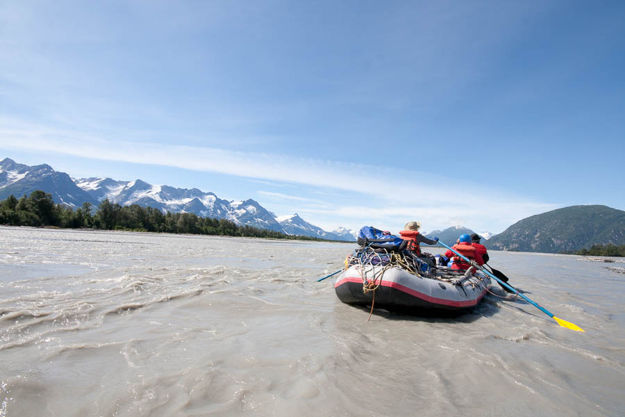 Rafting on the Tatshenshini River