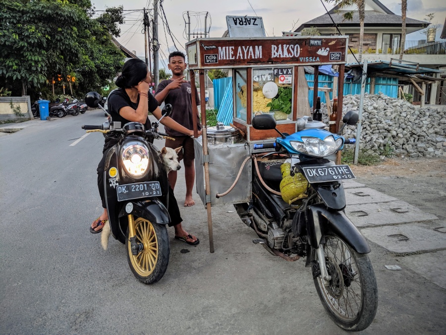 Indonesian Street Food Scooter Cart