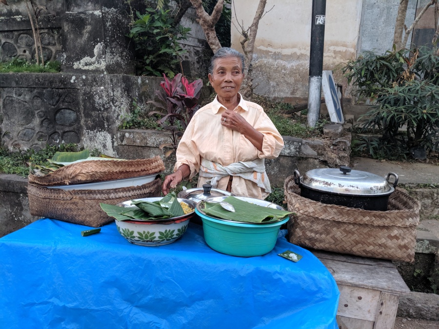 Indonesian Street Food Vendor