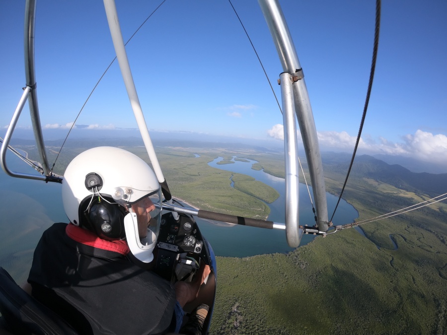 Flying high over the Daintree Rainforest