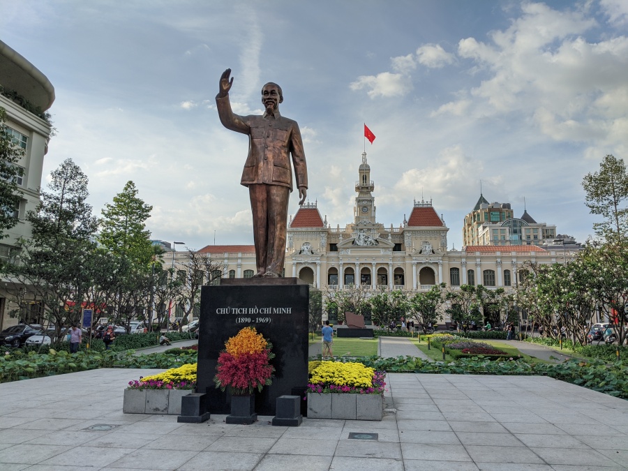 Ho Chi Minh Statue in Saigon