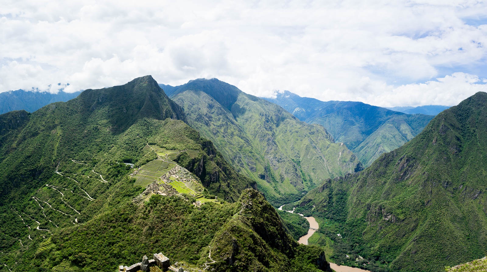 Machu Picchu from the top of Huayna Picchu