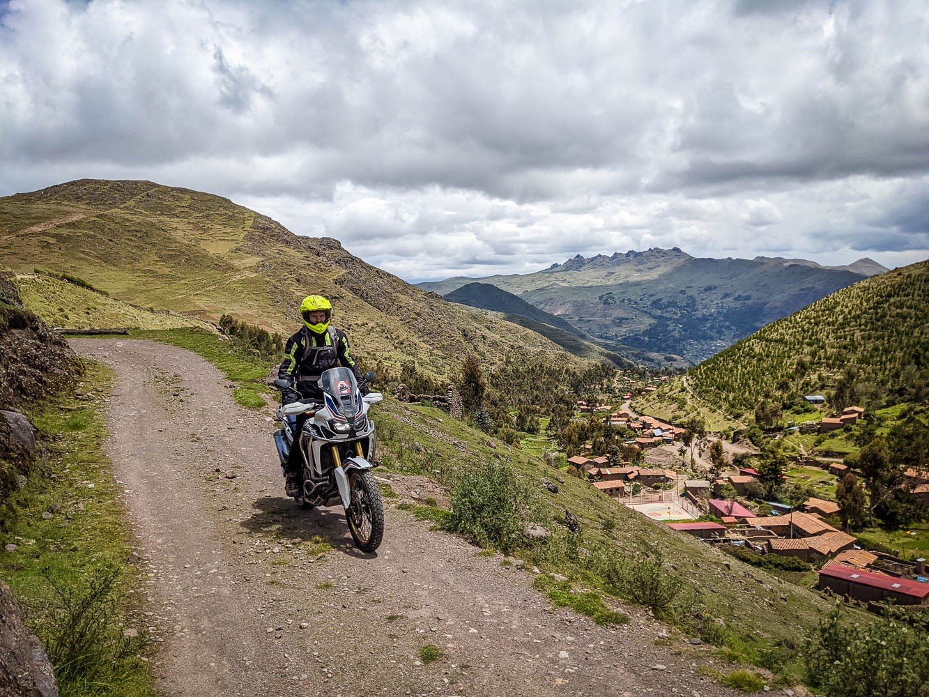 Exploring the Mountains Around Cusco, Peru on a Motorcycle 