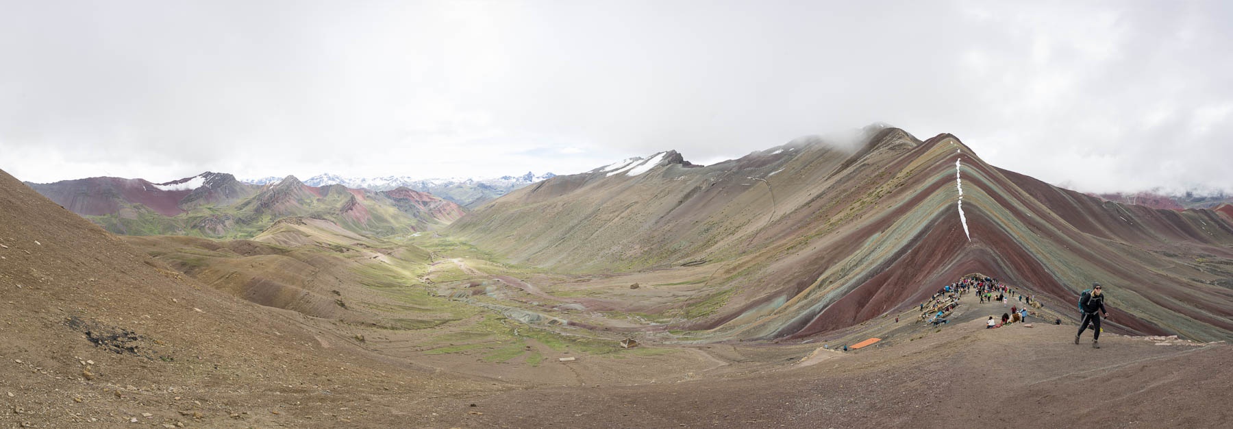 Looking west from Vinicunca