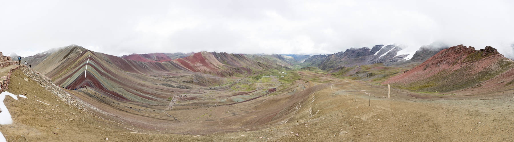 Looking west from Vinicunca