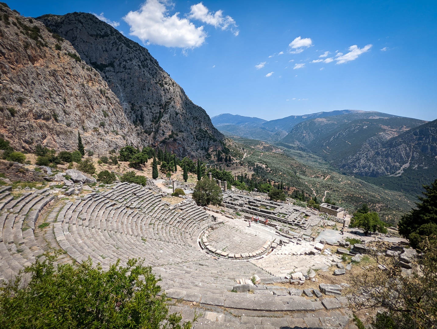The amphitheater at Delphi.